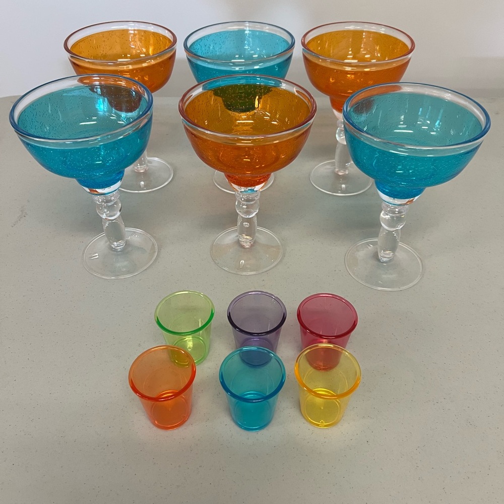 Margarita & Shot Glasses (Acrylic)